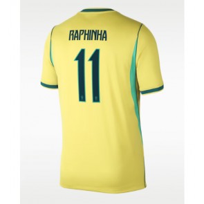Brasilien Raphinha Belloli #11 Hjemmebanetrøje VM 2026 Kortærmet